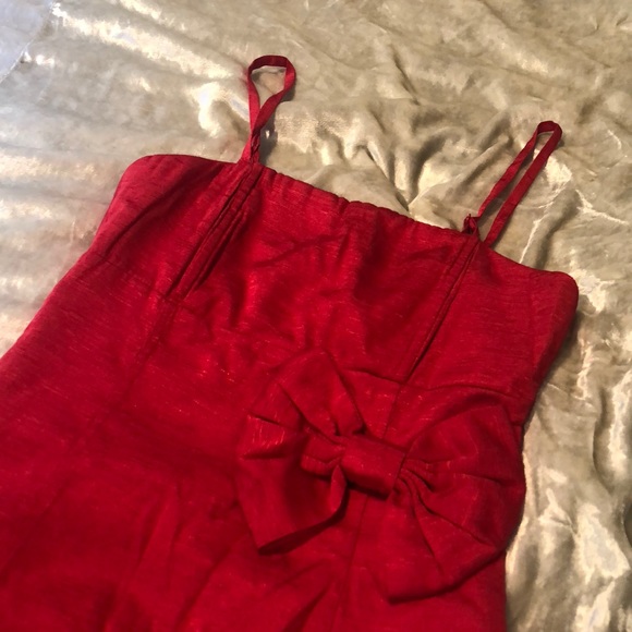 Adorable red vintage style mini dress - Picture 2 of 5